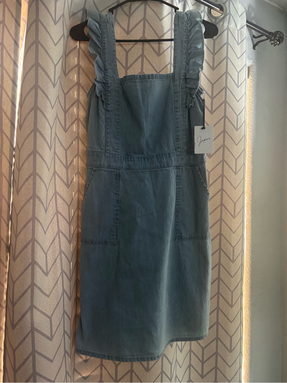 Women’s Japra Denim Ruffle-strap Dress - Blue